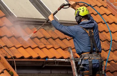 Démoussage et hydrofuge de toiture à Nortkerque